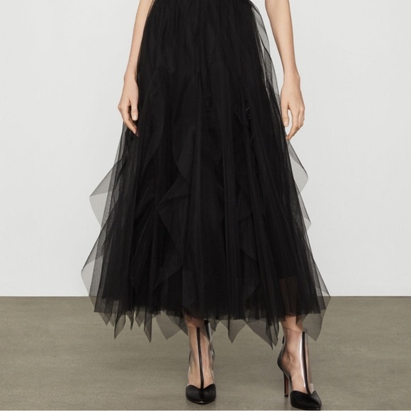 BCBGMaxAzria Tulle Tie-Neck Dress - Picture 3 of 5